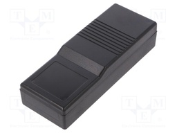Enclosure: multipurpose; X: 53mm; Y: 143mm; Z: 33mm; ABS; black