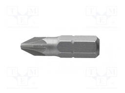 Screwdriver bit; Pozidriv®; PZ2; Overall len: 25mm; 10pcs.