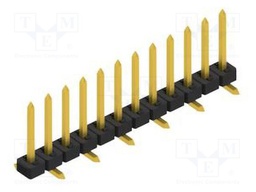 Connector: pin strips; pin header; male; PIN: 12; 2mm; SMT; 1x12