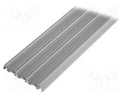 Profiles for LED modules; transparent; surface; L: 1m; aluminium