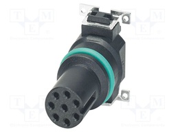 Connector: M8; PIN: 8; 1.5A; 30V; straight; unshielded; Gasket: FKM