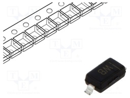 Diode: switching; SMD; 100V; 0.15A; 4ns; SOD123; Ufmax: 1.25V; 400mW