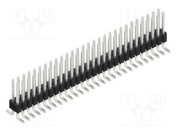 Connector: pin strips; pin header; male; PIN: 56; 1.27mm; SMT; 2x28