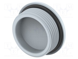 Stopper; polyamide; grey; IP68; Entrelec; Gland: PG21; 10mm