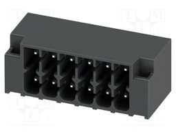 PCB headers, nominal cross section: 1.5 mm2, color: black, n