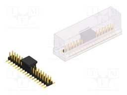 Connector: pin strips; pin header; male; PIN: 34; 2mm; SMT; 2x17