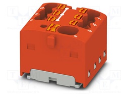 Splice terminal: rail; 17.5A; 450V; push-in; PA; L: 17.7mm; W: 19mm