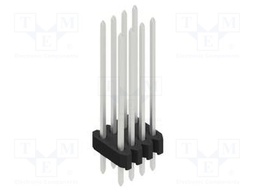 Connector: pin strips; pin header; male; PIN: 8; 1.27mm; THT; 2x4