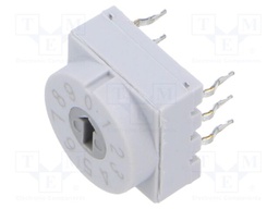 Encoding switch; DEC/BCD; Pos: 10; THT; Rcont max: 80mΩ; 4.9Ncm