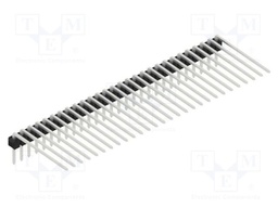 Connector: pin strips; pin header; male; PIN: 28; 2.54mm; THT; 1x28