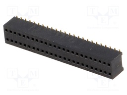 Socket; pin strips; female; PIN: 48; straight; 1.27mm; SMT; 2x24