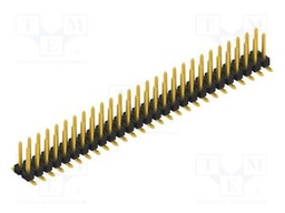 Connector: pin strips; pin header; male; PIN: 54; 2.54mm; SMT; 2x27