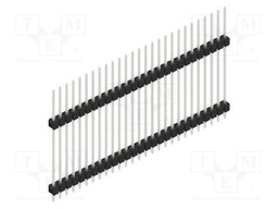 Connector: pin strips; pin header; male; PIN: 27; 2.54mm; THT; 1x27