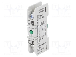 Auxiliary contacts; Leads: screw terminals; Mounting: front; 6A