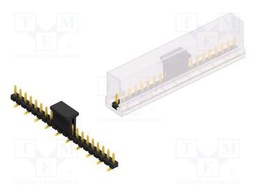 Connector: pin strips; pin header; male; PIN: 20; 2.54mm; SMT; 1x20