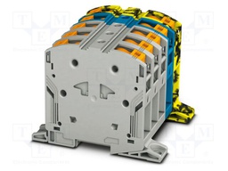 Splice terminal: rail; 232A; 1kV; PA; 25÷95mm2; ways: 5; terminals: 2