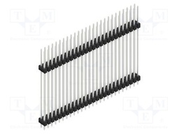 Connector: pin strips; pin header; male; PIN: 52; 2.54mm; THT; 2x26