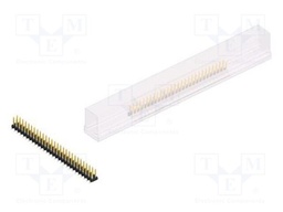 Connector: pin strips; pin header; male; PIN: 56; 2mm; SMT; 2x28
