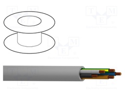 Wire; stranded; Cu; MACHFLEX 375YY; 4G2,5mm2; unshielded; grey; PVC