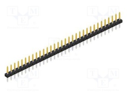 Connector: pin strips; pin header; male; PIN: 32; 2mm; THT; 1x32