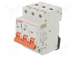 Circuit breaker; 230/400VAC; Inom: 20A; Poles: 3; Charact: C; 6kA