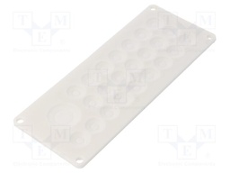 Multigate grommet; TPE (thermoplastic elastomer); light grey