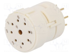 Connector: M23; PIN: 9(1+8); female; THT; 200V; Inom 1: 20A