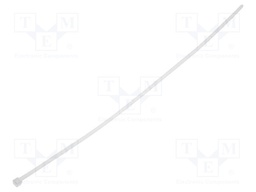 Cable tie; L: 390mm; W: 4.7mm; polyamide; 355N; natural; Ømax: 110mm