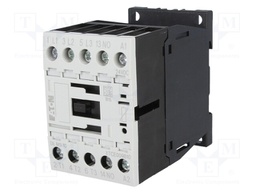 Contactor: 3-pole; NO x3; Auxiliary contacts: NO; 24VDC; 9A; DILM9