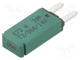Fuse: fuse; 6A; 14VDC; automotive