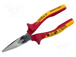 Pliers; insulated,flat; for voltage works; 160mm; 1kVAC
