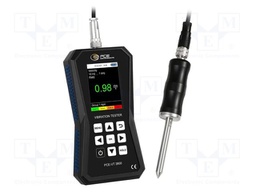 Vibrometer; Display: LCD 2,5"; 0÷3,9mm,0÷399,9m/s2,0÷399,9mm/s