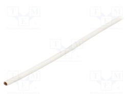 Insulating tube; silicone,fiberglass; white; -60÷250°C; SCS; 2mm
