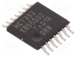 IC: digital; 4bit,binary counter; Channels: 2; Series: HCT; SMD