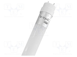 LED lamp; white warm; G13; 220÷240VAC; 850lm; P: 9W; 160°; 3000K