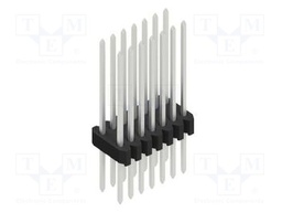 Connector: pin strips; pin header; male; PIN: 14; 1.27mm; THT; 2x7