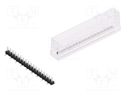 Connector: pin strips; pin header; male; PIN: 18; 2.54mm; SMT; 1x18