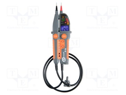 Tester: electrical; VAC: 6÷1000V; 16÷400Hz; VDC: 6÷1000V; 1÷1999Ω