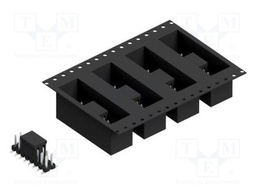 Connector: pin strips; pin header; male; PIN: 16; 2.54mm; SMT; 2x8