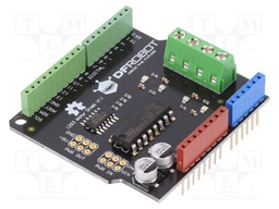 DC-motor driver; L293D; PWM,analog; Icont out per chan: 0.8A