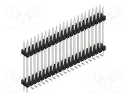 Connector: pin strips; pin header; male; PIN: 44; 2.54mm; SMT; 2x22