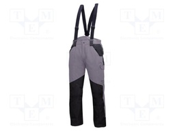 Dungarees; Size: XL; grey-black; on suspenders,furlined; 200g/m2
