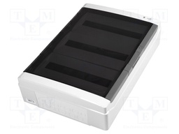 Enclosure: for modular components; IP65; light grey; ABS; 400V