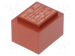 Transformer: encapsulated; 1.5VA; 230VAC; 6V; 250mA; Mounting: PCB