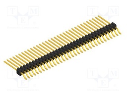 Connector: pin strips; pin header; male; PIN: 33; 1.27mm; SMT; 1x33