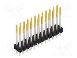 Connector: pin strips; pin header; male; PIN: 24; 2.54mm; THT; 2x12