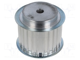 Belt pulley; AT10; W: 50mm; whell width: 66mm; Ø: 74.55mm; aluminium