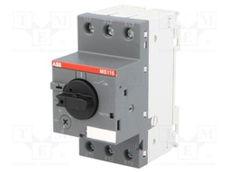 Motor breaker; 1.5kW; 208÷690VAC; DIN; Short circ.release: 50A