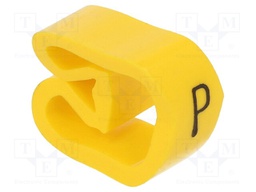 Markers for cables and wires; Label symbol: P; 8÷16mm; PVC; H: 6mm