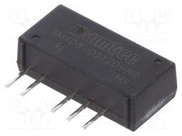 Converter: DC/DC; 1W; Uin: 4.5÷5.5V; Uout: 12VDC; Uout2: -12VDC; SIP7